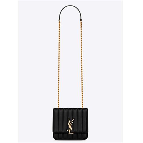 ysl vicky small wallet in matelassé lambskin